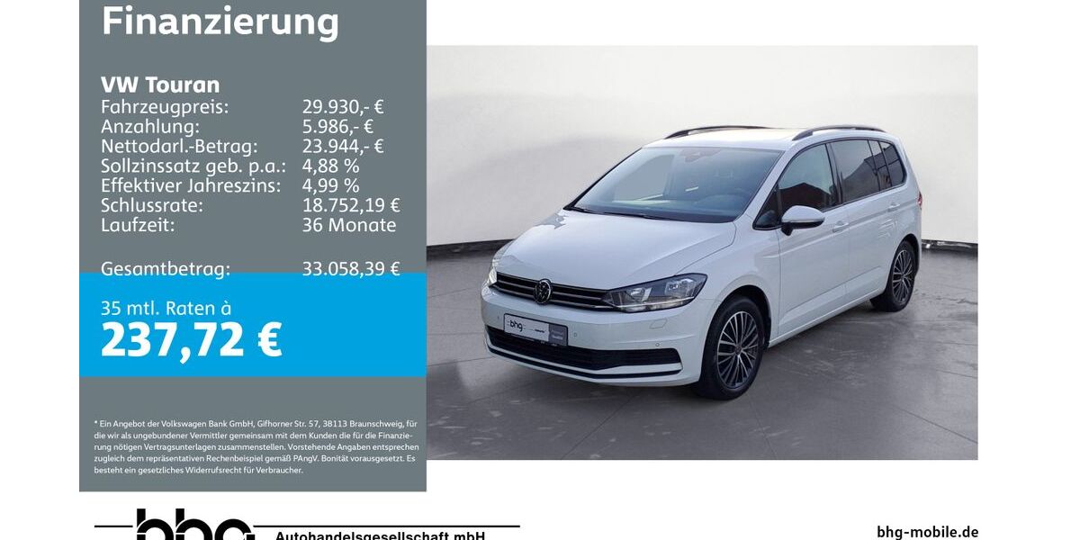 VW Touran 62.078 km 29.930 € Ettlingen 76275
