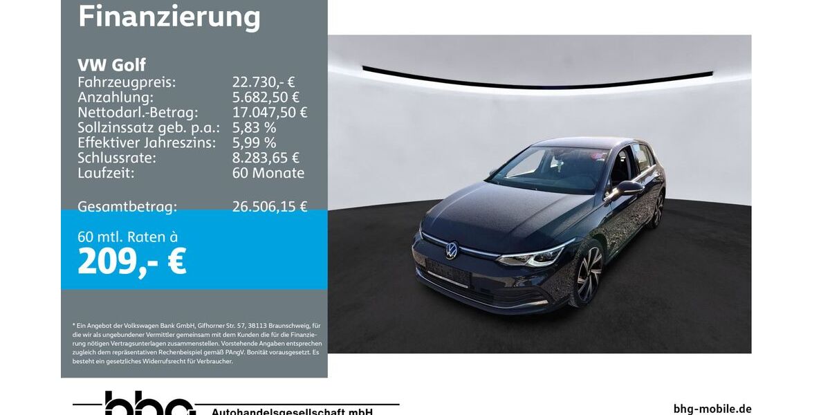 VW Golf 33.057 km 21.830 &euro; Durmersheim 76448