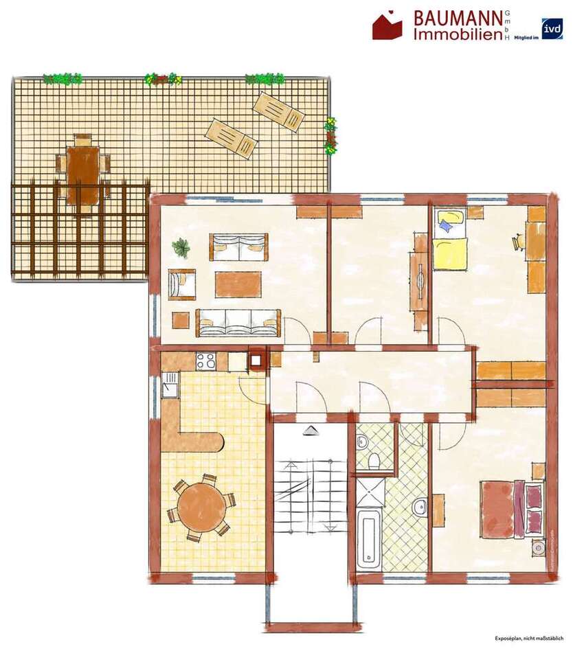 Wohnung zum Kaufen in Karlsruhe 325.000 € 110 m²