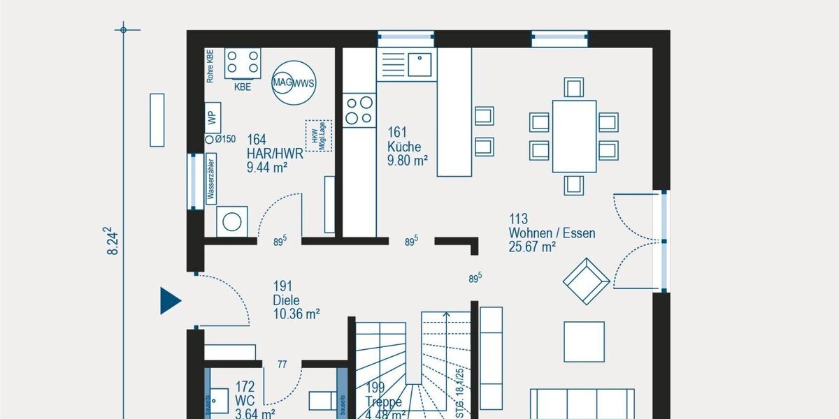 Individuell geplantes Einfamilienhaus - Ihr neues Zuhause in Pforzheim mit allkauf Qualität - Einfamilienhaus Pforzheim Eutingen | Angebot:27439360