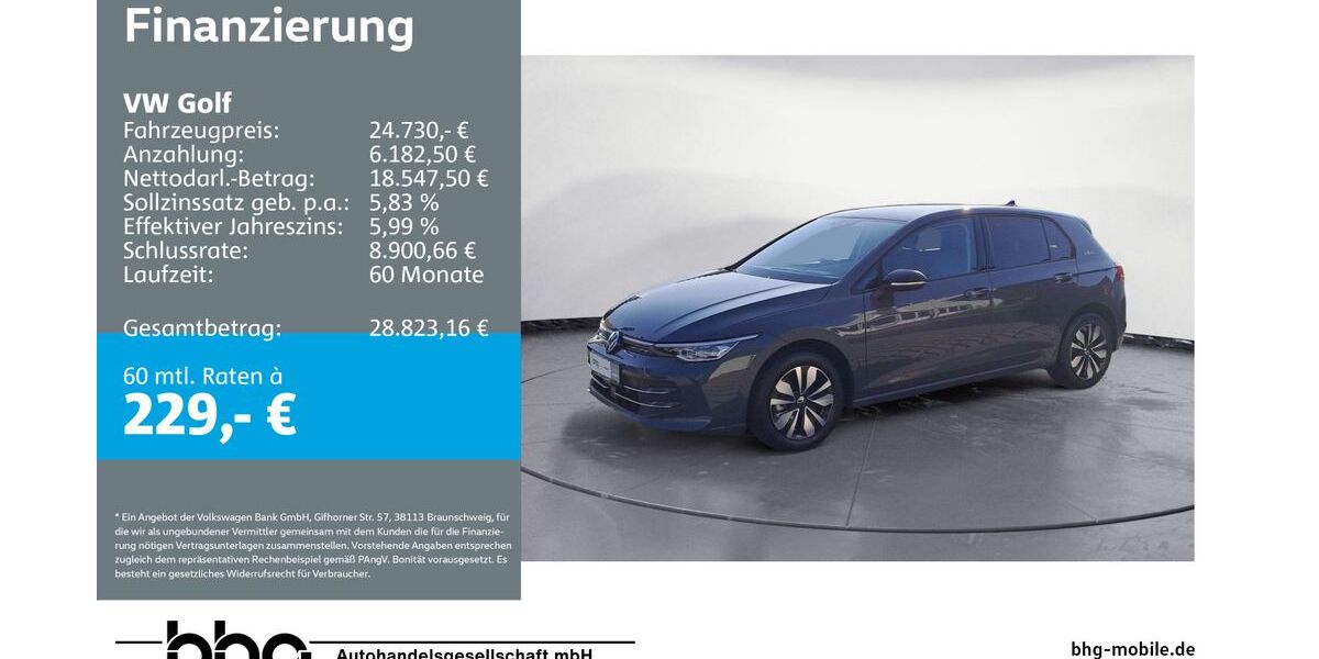 VW Golf 24.749 km 24.360 &euro; Ettlingen 76275