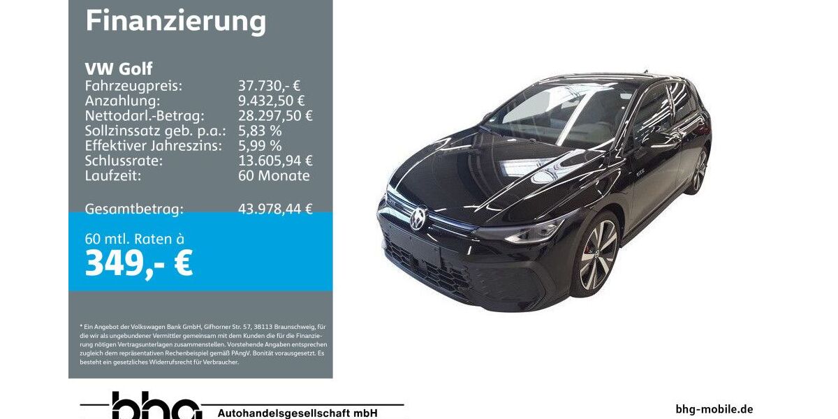 VW Golf 11.260 km 37.730 &euro; Ettlingen 76275