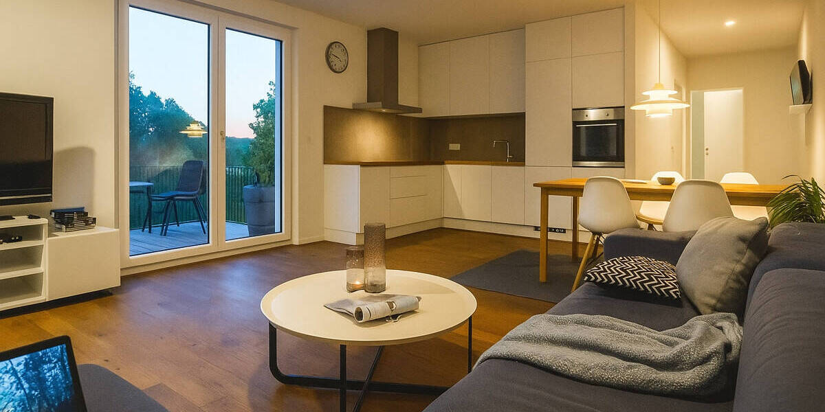 Flexibel - Wohnen auf einer Ebene - barrierearm, hell & ruhig in Engelsbrand 3 zimmer