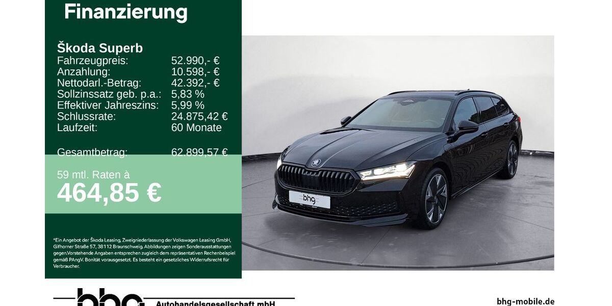 Skoda Superb 3.000 km 50.990 &euro; Ettlingen 76275