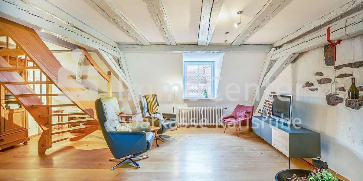 Etagenwohnung Karlsruhe / Durlach Durlach - 4.5 Zimmer, 92 m&sup2;, 499.000&euro; | Angebot:25514642