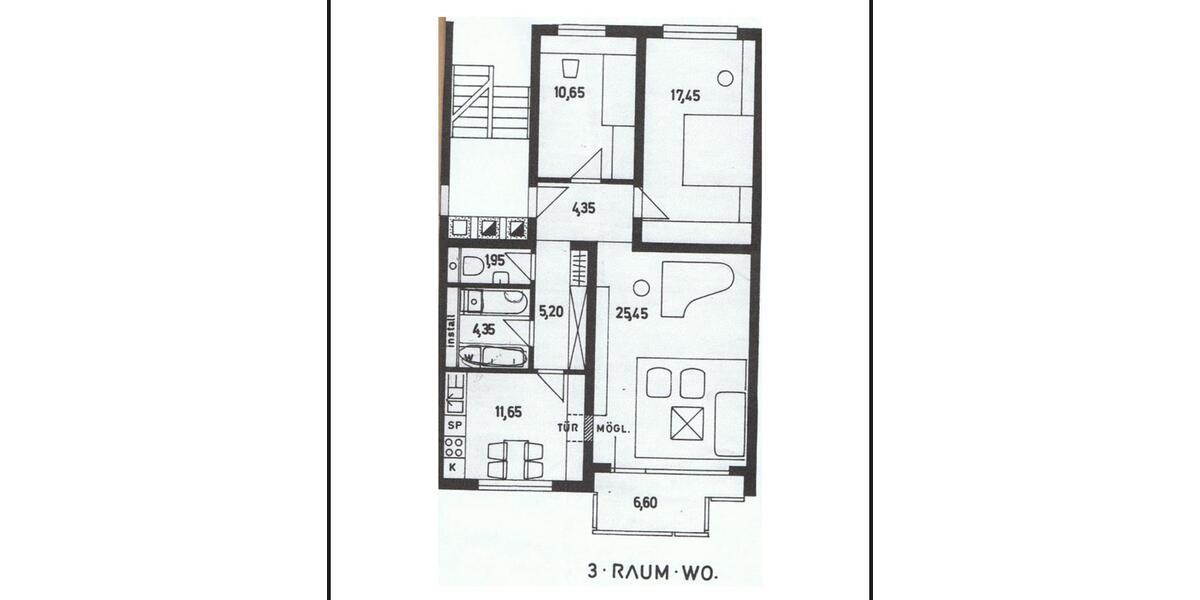 Stabile Rendite: Helle Wohnung in KA-Durlach mit TG & Lift 3 zimmer