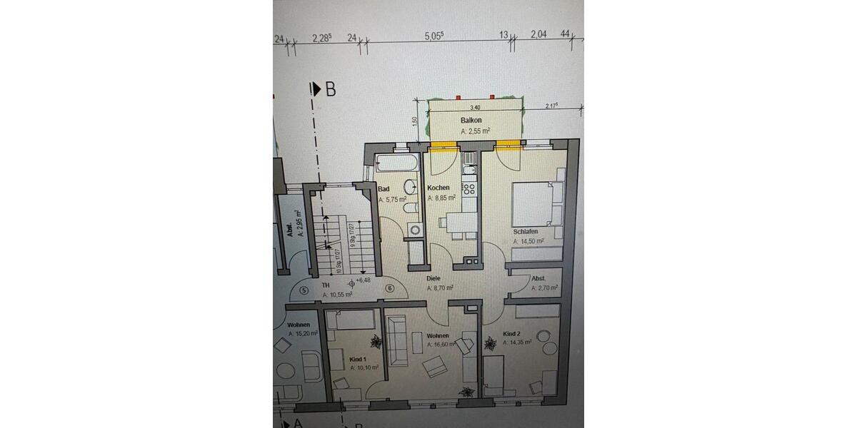 Etagenwohnung Rastatt - 4 Zimmer, 84 m&sup2;, 245.000&euro; | Angebot:27156278