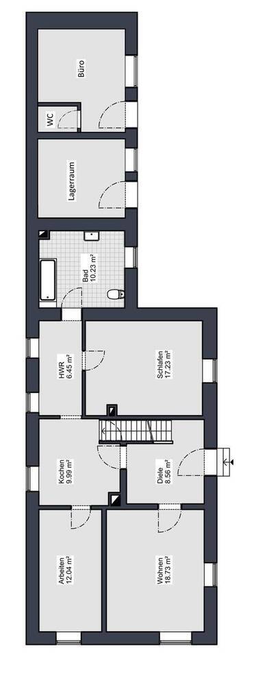 Sanierungsbedürftiges Ein- bis Zweifamilienhaus mit Nebengebäude und Scheune