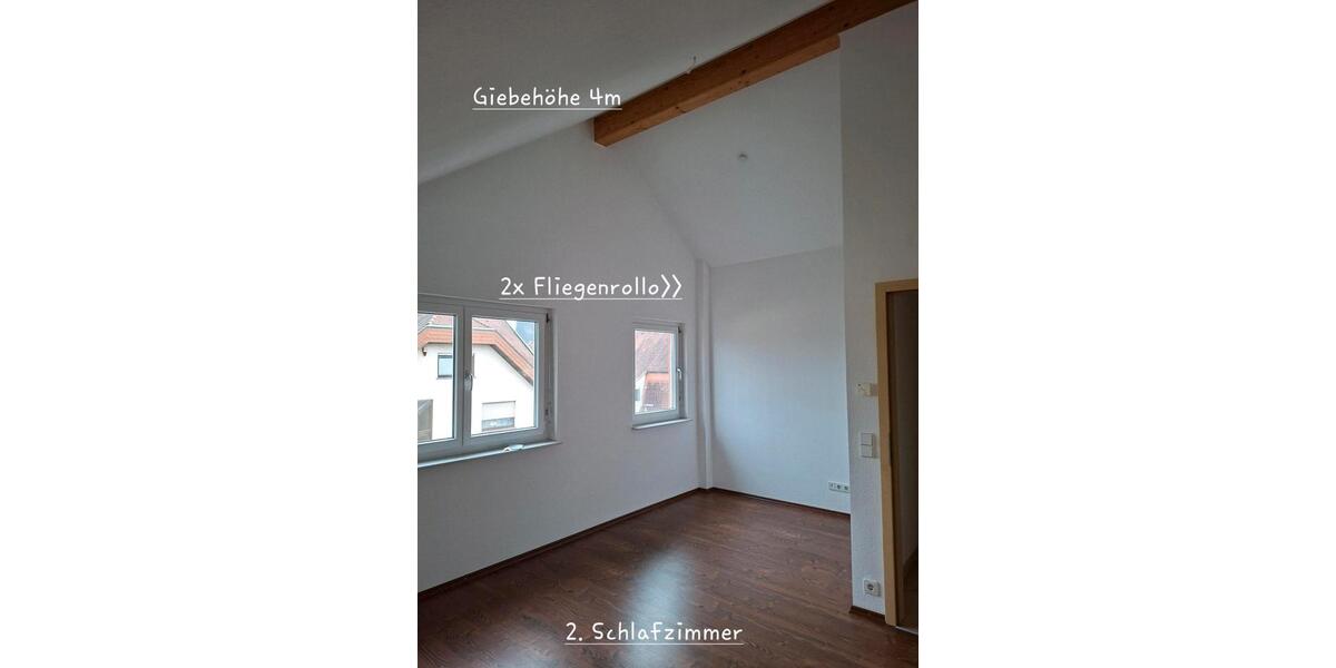 Dachgeschoßwohnung Rastatt - 3 Zimmer, 78 m&sup2;, 800&euro; | Angebot:26404885