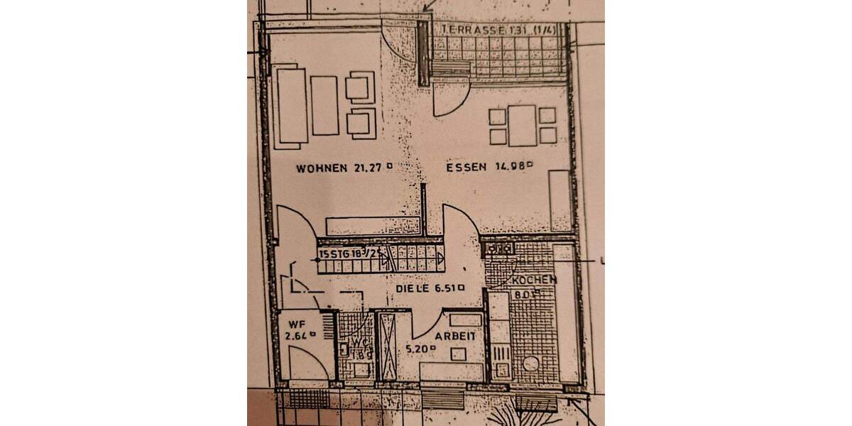 Lichtdurchflutetes Reihenmittelhaus in sehr gutem Zustand 6 zimmer