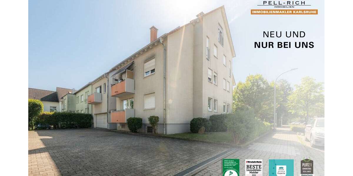 Etagenwohnung Karlsruhe Neureut - 2 Zimmer, 54 m&sup2;, 165.000&euro; | Angebot:27441039