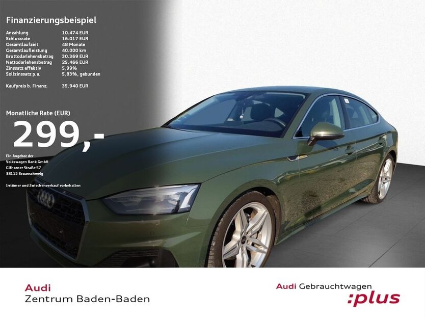 Audi A5 74.918 km 35.940 € Baden Baden 76532