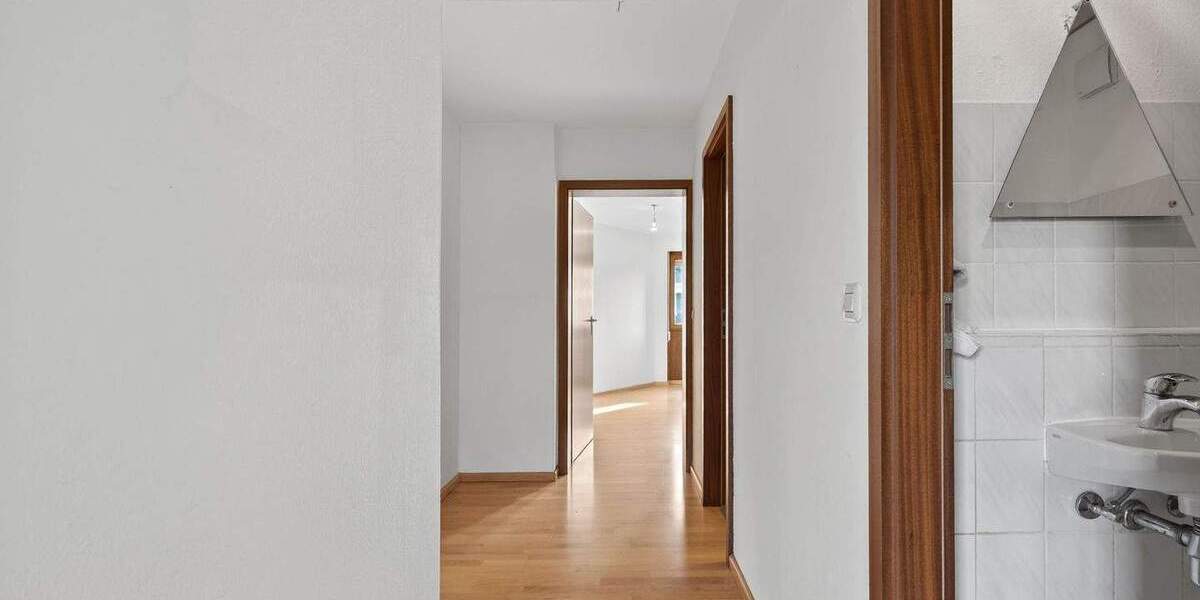 Urban wohnen, ruhig leben - helle 2-Zimmer-Wohnung mit Tiefgaragenstellplatz in der Karlsruher Oststadt 2 zimmer