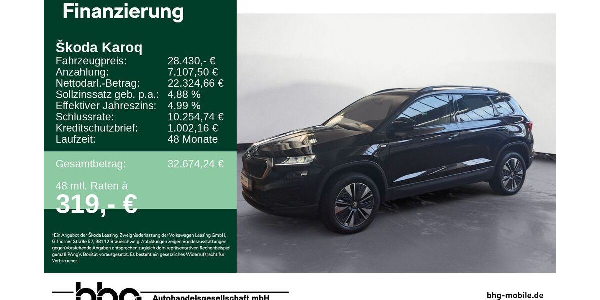 Skoda Karoq 35.155 km 25.760 &euro; Ettlingen 76275