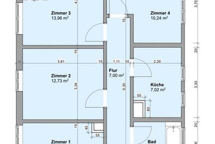 Wohnung Eggenstein-Leopoldshafen Leopoldshafen - 4 Zimmer, 69 m&sup2;, 213.900&euro; | Angebot:25143017
