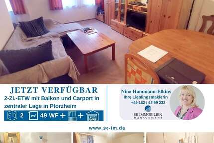 Wohnung zum Kaufen in Pforzheim 139.000 € 49 m² 2 zimmer
