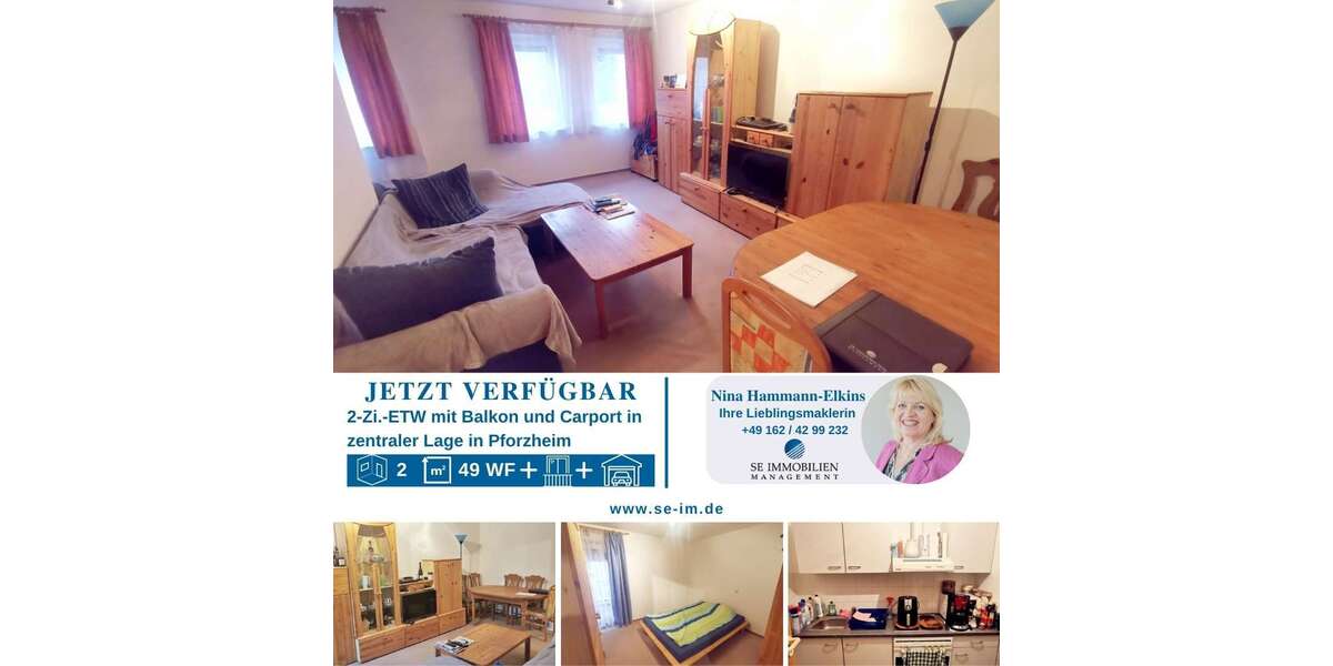 Wohnung zum Kaufen in Pforzheim 139.000 € 49 m² 2 zimmer