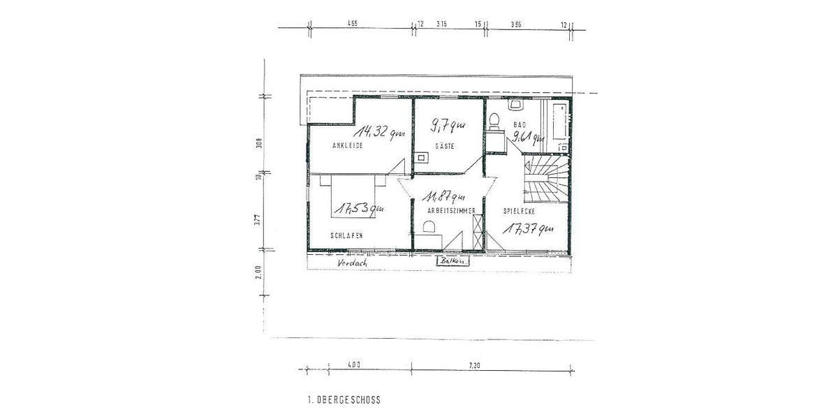 Doppelhaushälfte Baden-Baden Balg - 5 Zimmer, 167 m&sup2;, 399.000&euro; | Angebot:26110429
