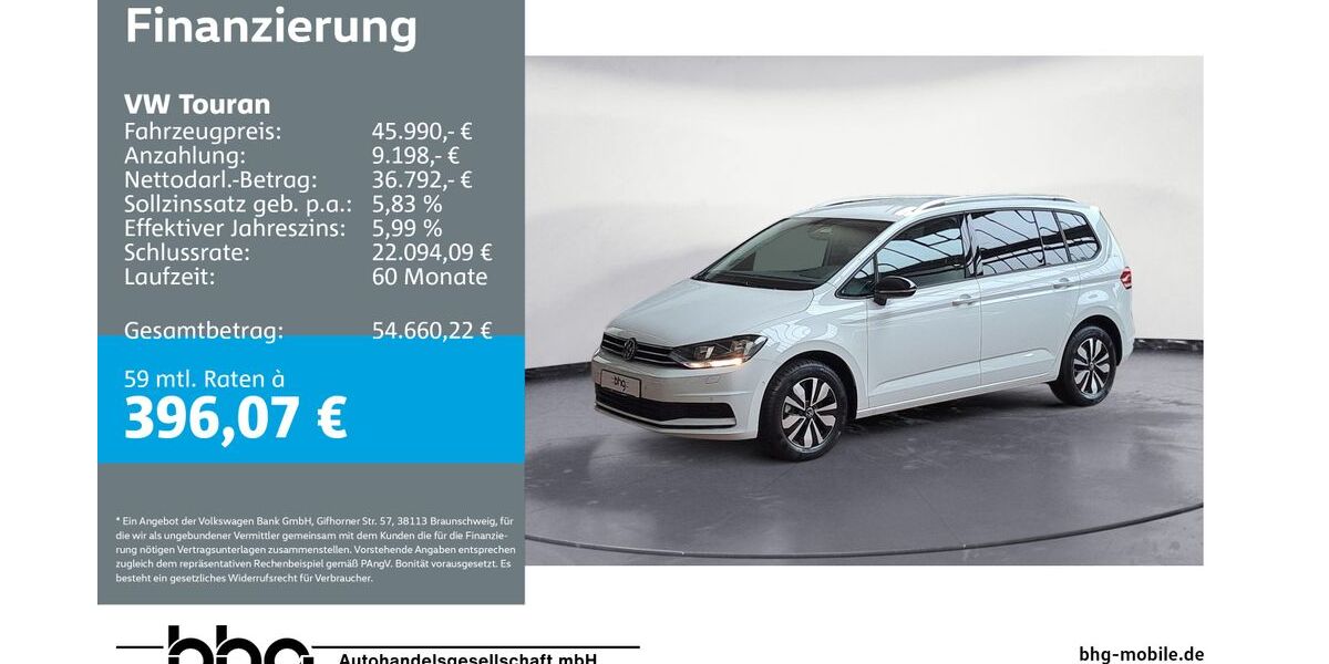 VW Touran 8.000 km 45.990 &euro; Ettlingen 76275