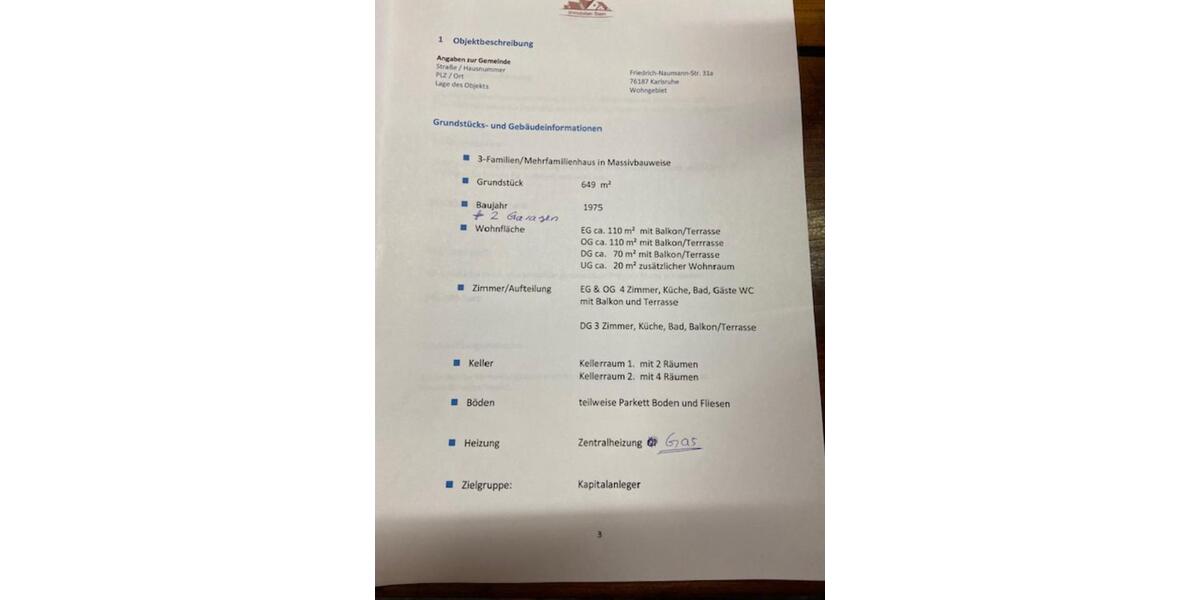 Mehrfamilienhaus in Karlsruhe zimmer