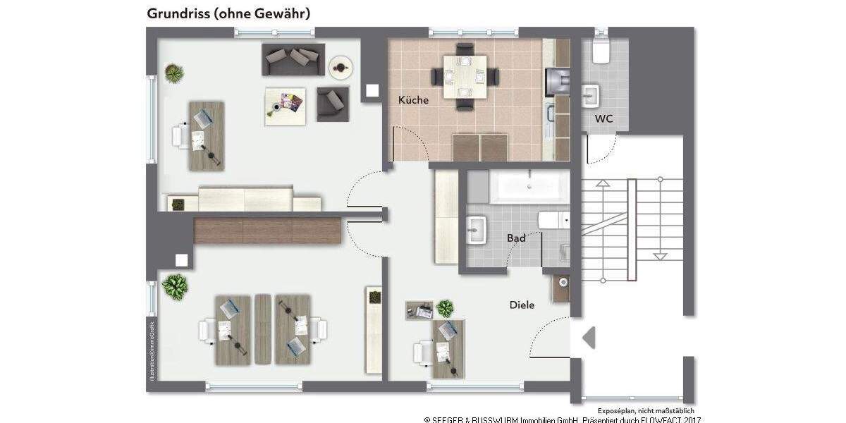 Wohnung oder Büro - in fußläufiger Nähe zum Durlacher Altstadtkern! 2 zimmer