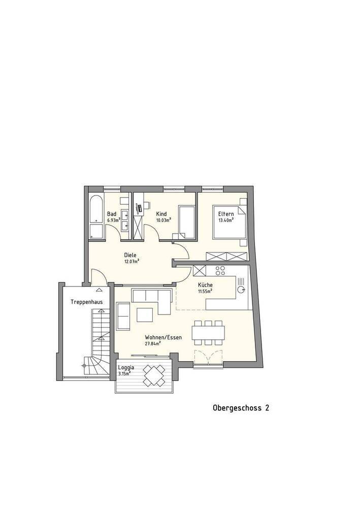 Schlüsselfertiger Neubau von 5 ETW - KFW55A+ - hochwertige moderne Ausstattung