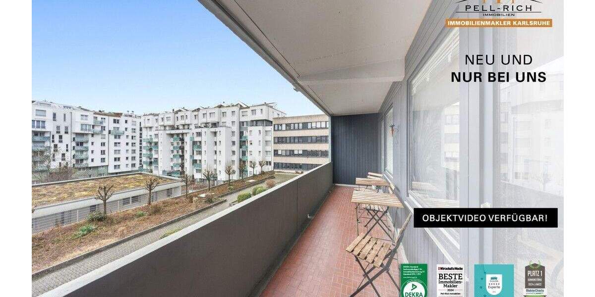Etagenwohnung Karlsruhe Südweststadt - 3 Zimmer, 93 m&sup2;, 1.030&euro; | Angebot:25166980