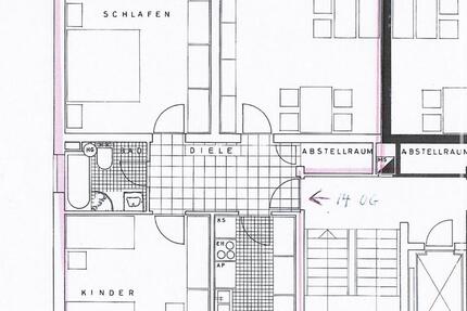 Wohnung Karlsruhe Hagsfeld - 3 Zimmer, 77 m&sup2;, 355.000&euro; | Angebot:25402381