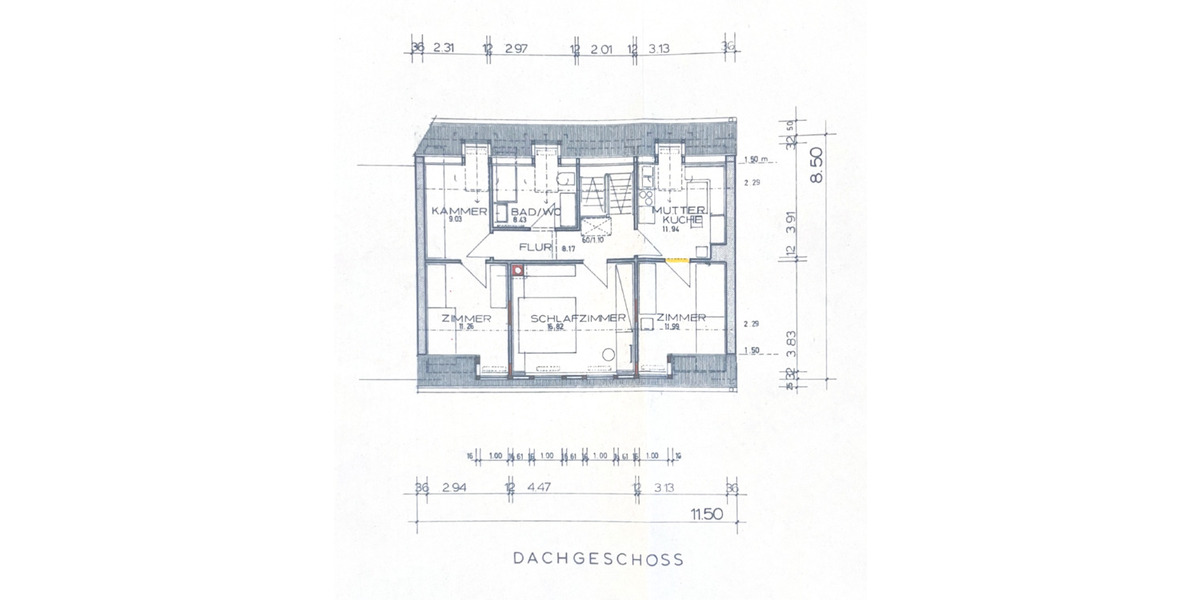 Reihenmittelhaus Karlsruhe Hagsfeld - 6 Zimmer, 111 m&sup2;, 320.000&euro; | Angebot:25679833