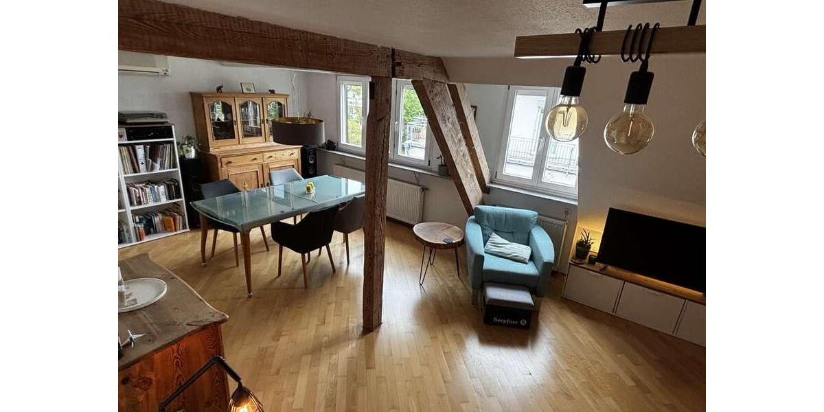 Dachgeschoßwohnung Karlsruhe Mühlburg - 2 Zimmer, 85 m&sup2;, 1.500&euro; | Angebot:26184988