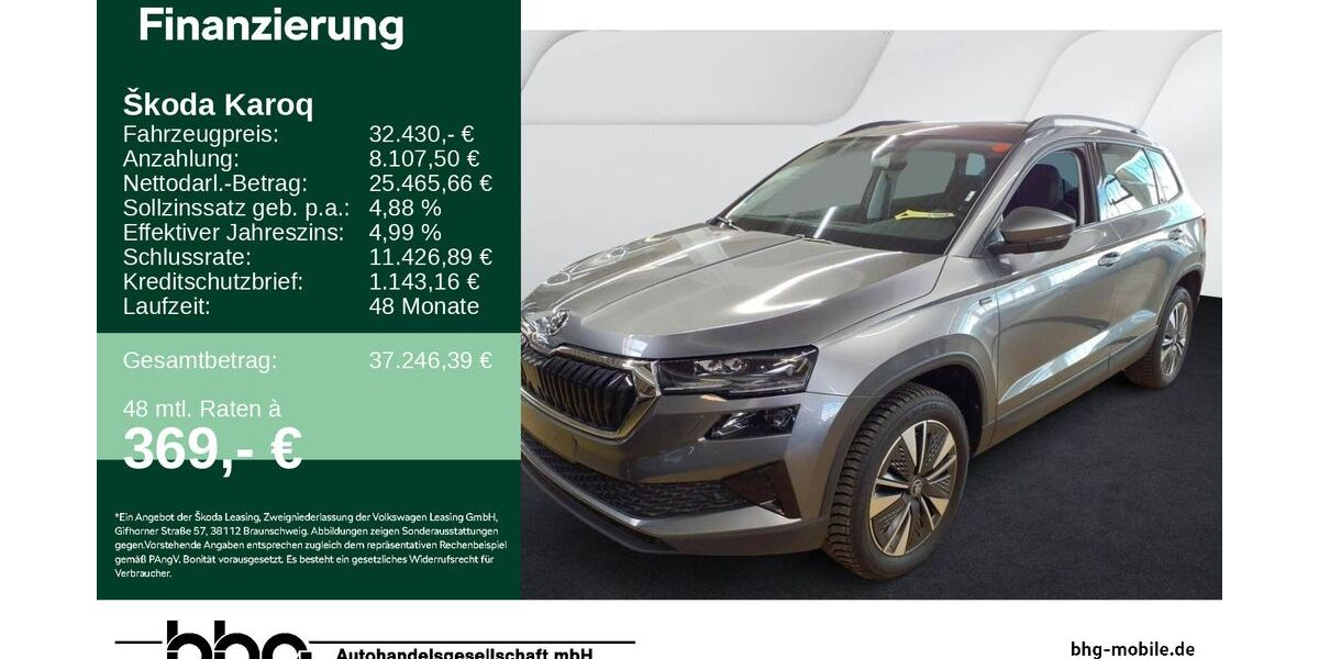 Skoda Karoq 15.156 km 31.930 &euro; Durmersheim 76448