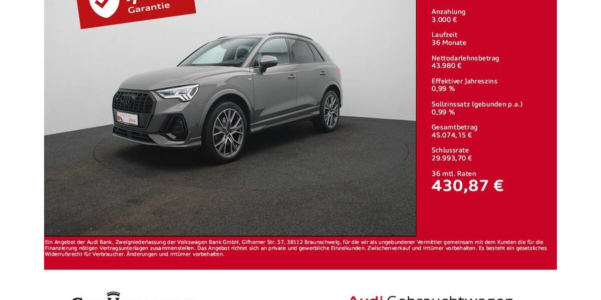 Audi Q3 14.861 km 45.980 &euro; Karlsruhe 76131