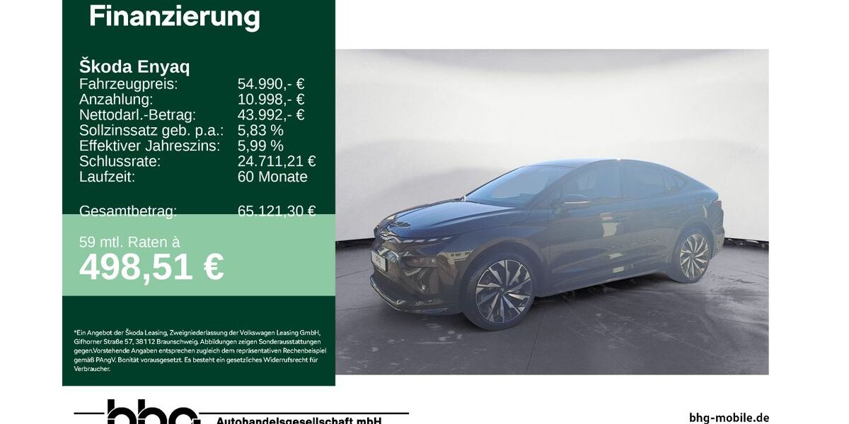 Skoda Enyaq 1.116 km 54.990 &euro; Ettlingen 76275