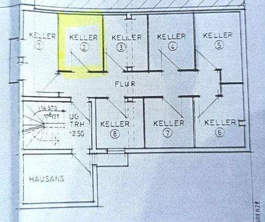 Etagenwohnung Pforzheim Südweststadt - 2 Zimmer, 49 m&sup2;, 139.000&euro; | Angebot:25748652
