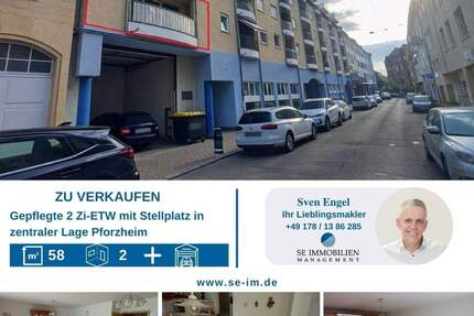 Wohnung Pforzheim Nordstadt - 2 Zimmer, 58 m&sup2;, 165.000&euro; | Angebot:24637117
