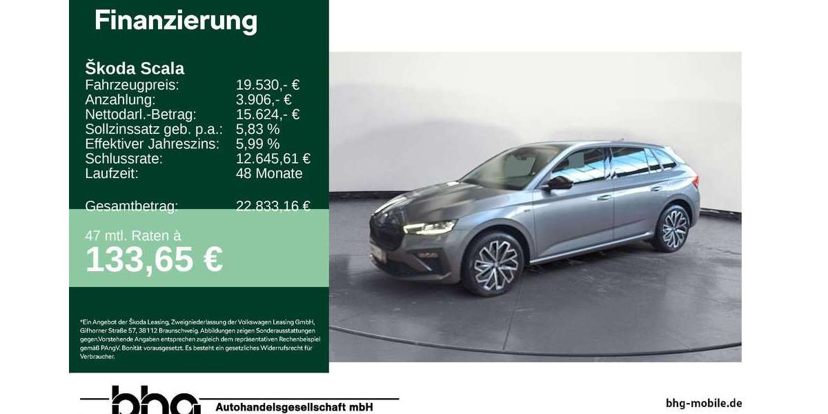Skoda Scala 18.904 km 19.530 &euro; Ettlingen 76275