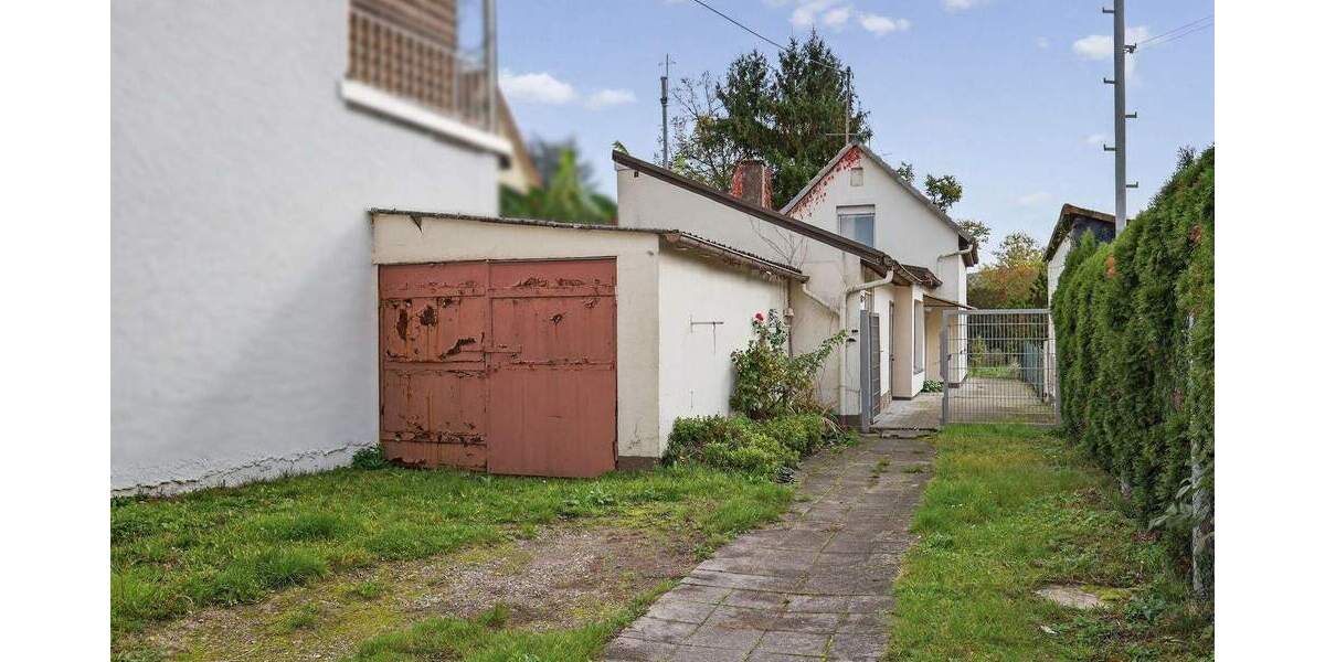 Grundstück mit kleinem Bestandsgebäude und vielfältigem Potenzial in Karlsruhe-Hagsfeld 3 zimmer