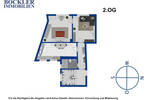 Etagenwohnung Pforzheim Weststadt - 2 Zimmer, 54 m&sup2;, 652&euro; | Angebot:26798850