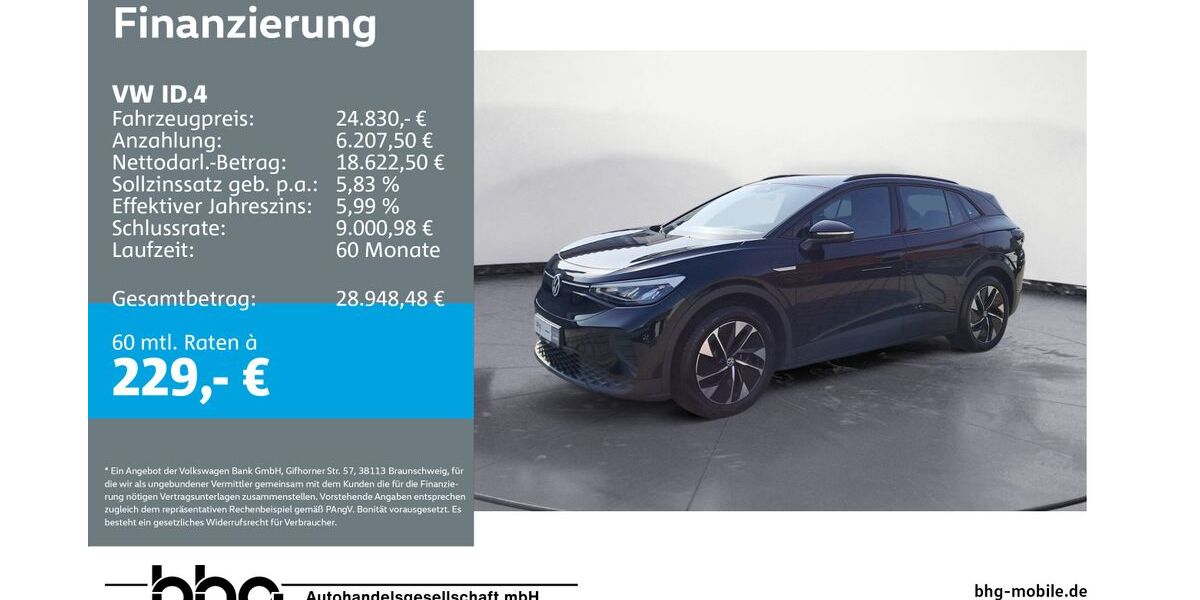 VW ID.4 31.693 km 24.830 &euro; Durmersheim 76448