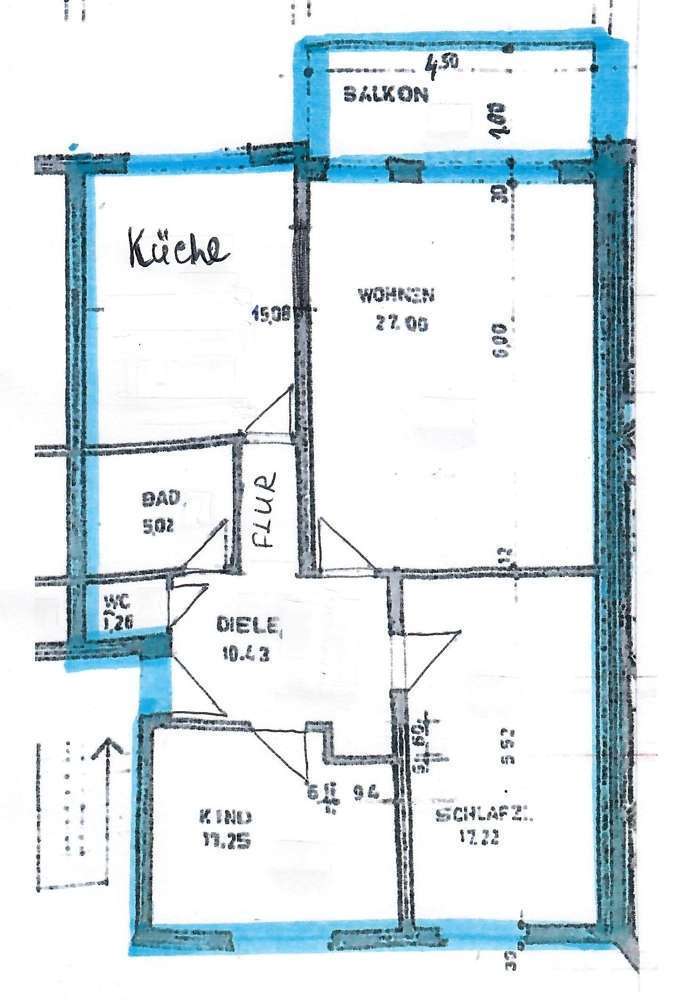 Wohnung zum Kaufen in Rastatt 270.000 € 89 m²