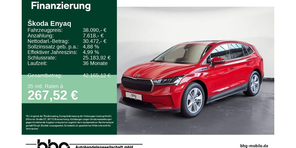 Skoda Enyaq 27.697 km 33.920 &euro; Ettlingen 76275