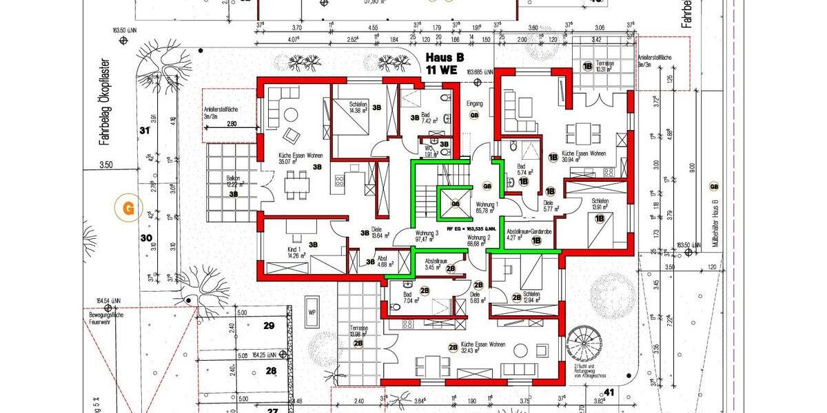 Terrassenwohnung Gernsbach - 3 Zimmer, 97 m&sup2;, 1.563&euro; | Angebot:25720472