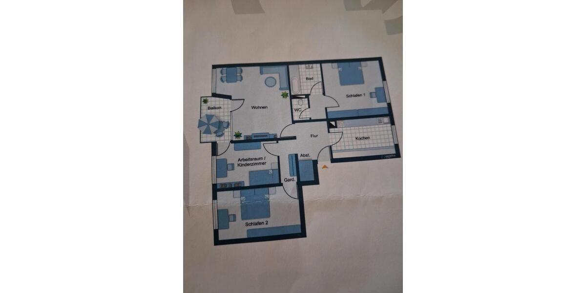 Etagenwohnung Bretten - 4 Zimmer, 88 m&sup2;, 225.000&euro; | Angebot:27158431