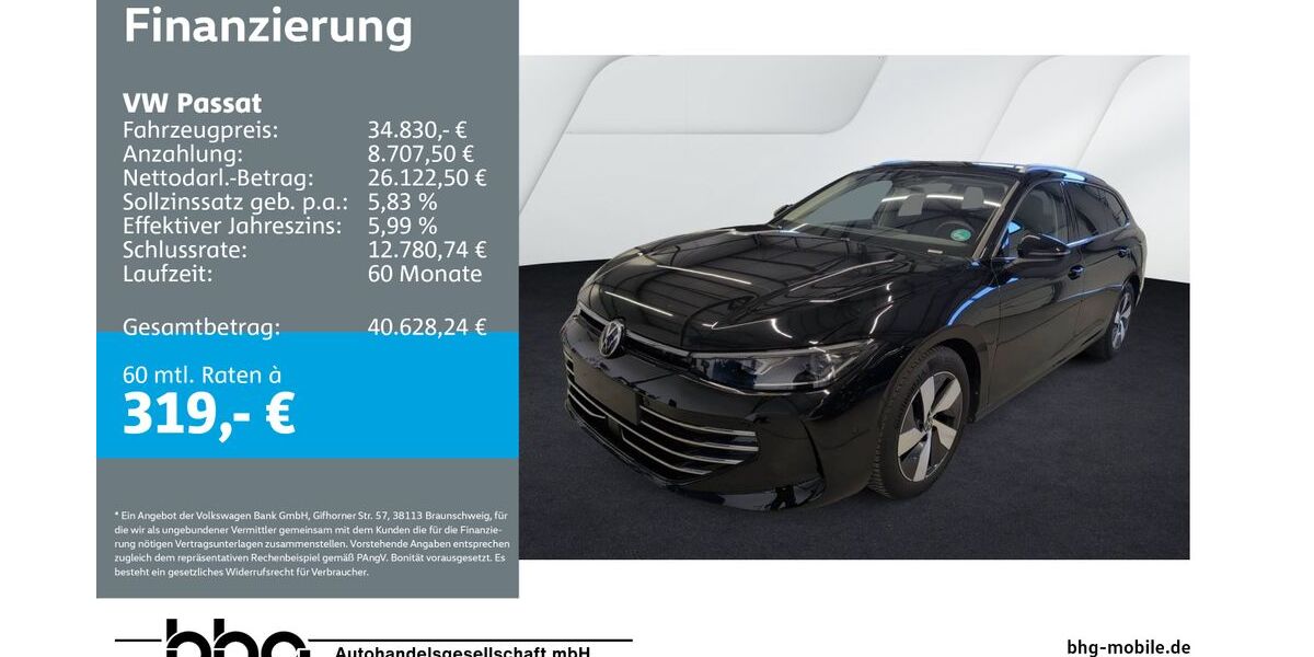 VW Passat 25.987 km 34.830 &euro; Ettlingen 76275