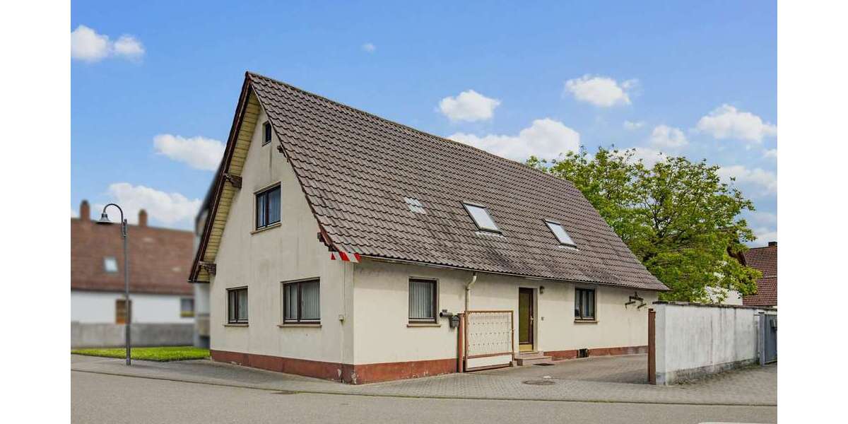 Einfamilienhaus Stutensee / Friedrichstal Friedrichstal - 7 Zimmer, 184 m&sup2;, 395.000&euro; | Angebot:27092898