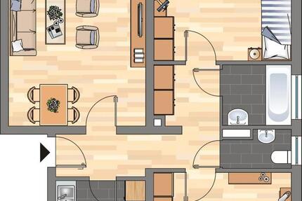 3-Zimmer-Wohnung in Offenbach an der Queich zimmer