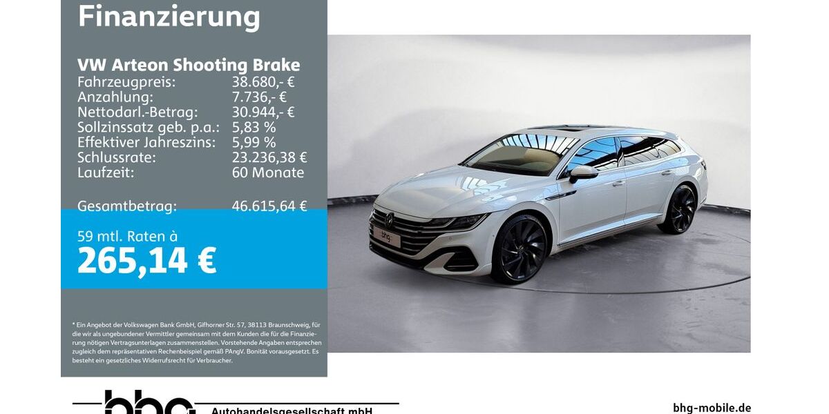 VW Arteon 38.461 km 37.880 &euro; Ettlingen 76275