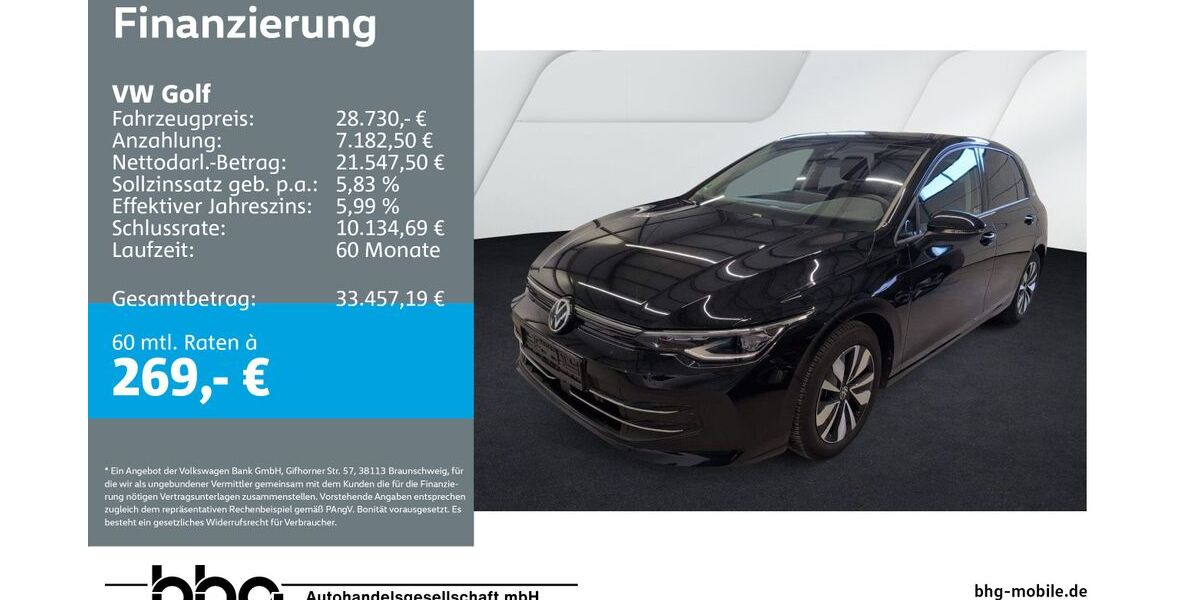 VW Golf 25.366 km 28.730 &euro; Durmersheim 76448