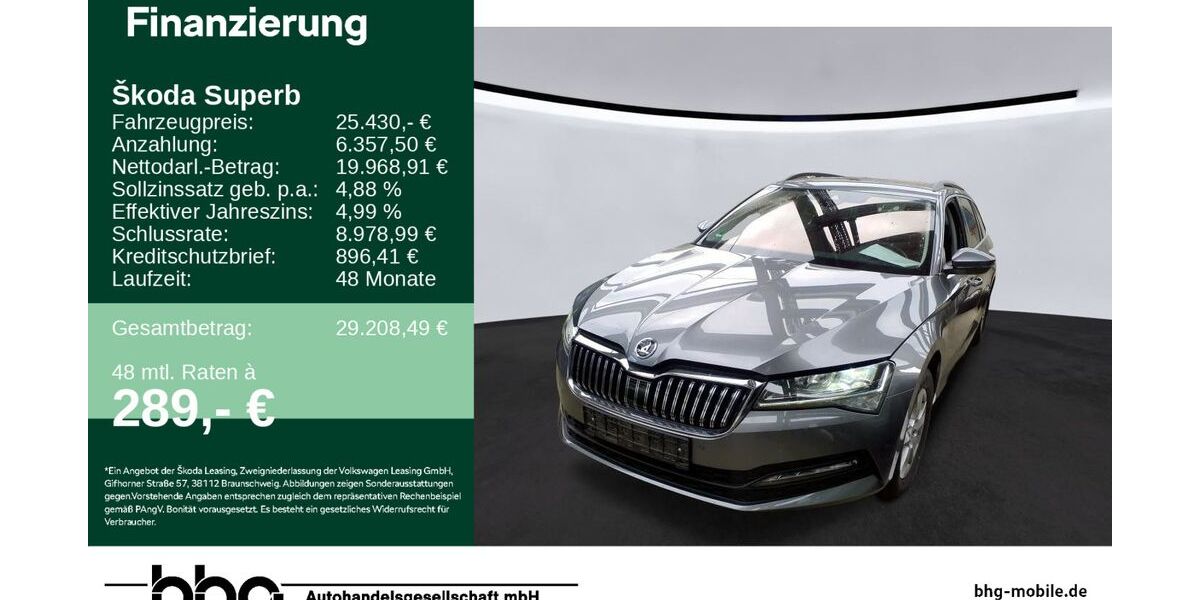 Skoda Superb 83.240 km 22.930 &euro; Durmersheim 76448
