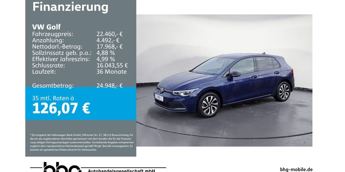 VW Golf 48.012 km 22.460 &euro; Durmersheim 76448